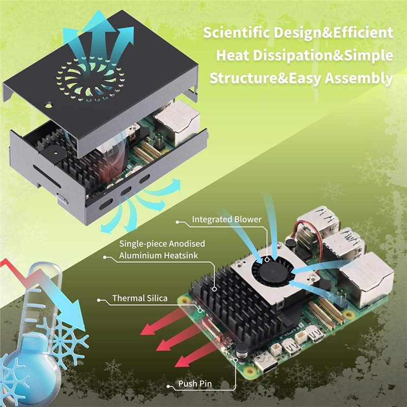 AS95-For Irasptek Starter Kit  - огляд і ціна Raspberry Pi 5 8Gb Kit