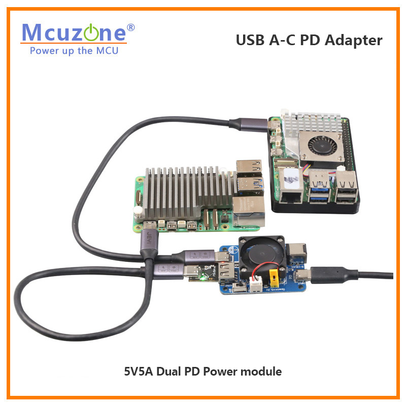Raspberry Pi5 USB A-C PD Adapt - огляд і ціна Banana Pi Bpi-M5