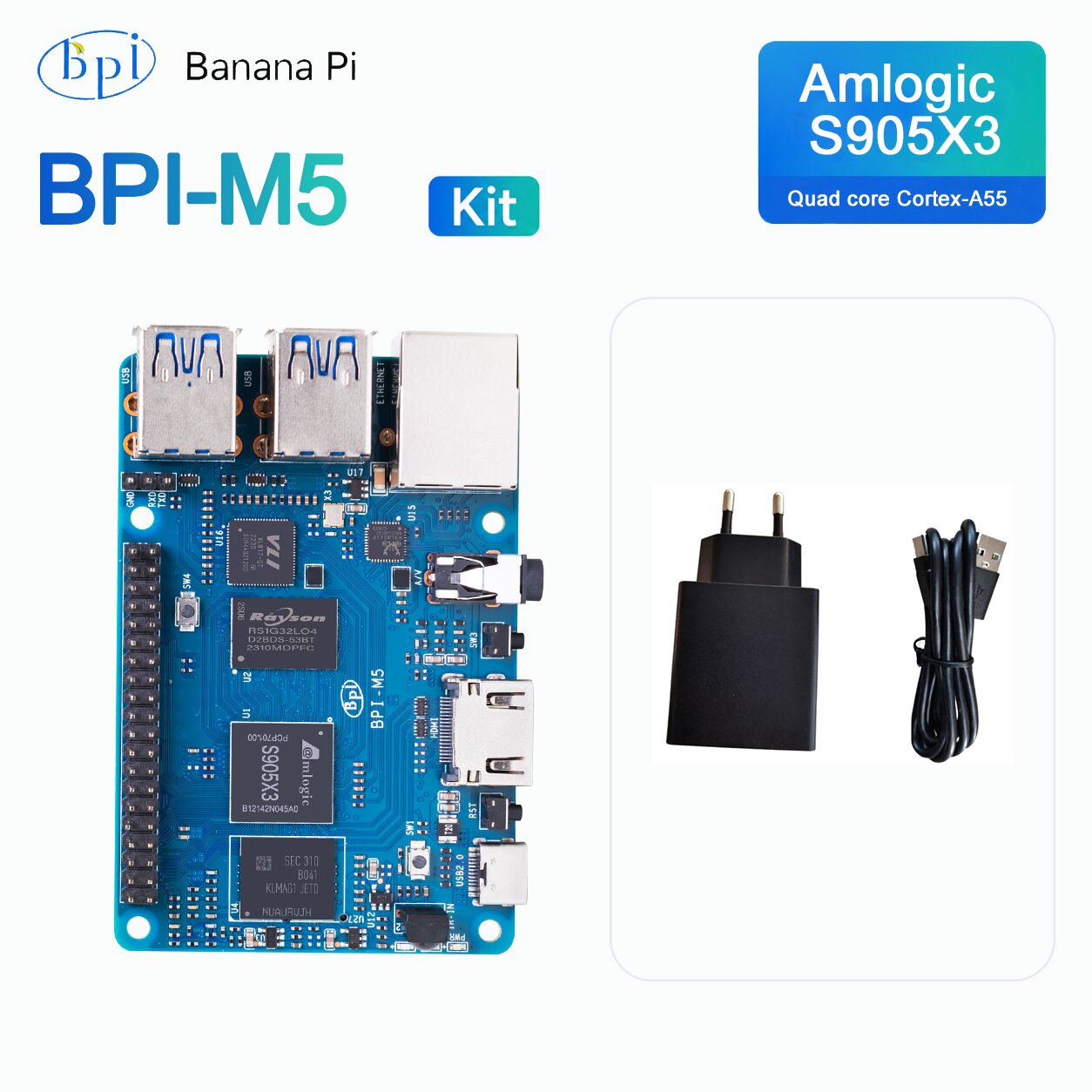 Banana Pi BPI-M5 Development B - огляд і ціна Banana Pi Bpi-M5