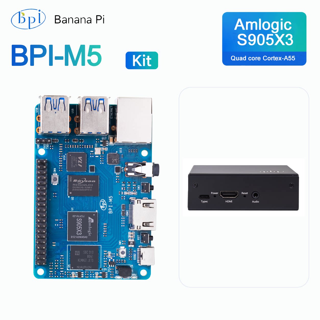 Banana Pi BPI-M5 Development B - огляд і ціна Banana Pi Bpi-M5