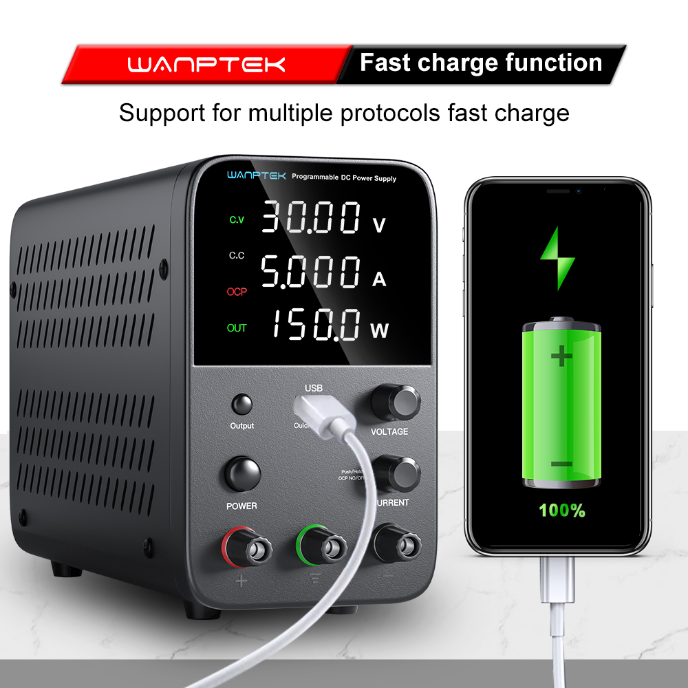 Wanptek Laboratory Power Suppl - огляд і ціна Programmable Dc Power Supply 60V 5A
