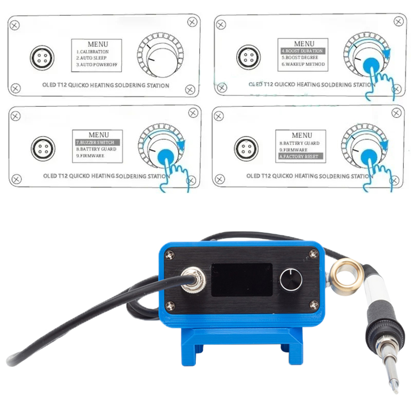 T12 soldering station solderin - огляд і ціна Soldering Station T12 Oled