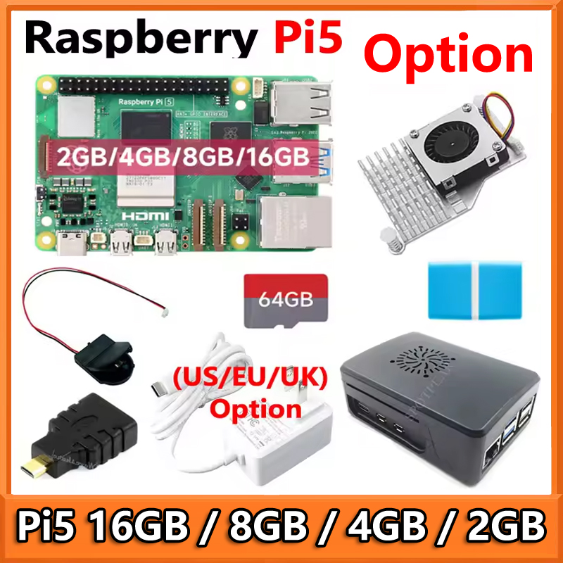 Raspberry Pi 5 16GB /8GB/4GB/2 - огляд і ціна Raspberry Pi 5 8Gb Kit