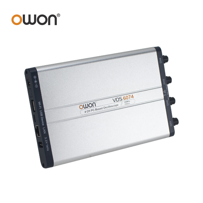 OWON VDS6074 VDS6104 Virtual P - огляд і ціна Digital Storage Oscilloscope 100Mhz 4Ch