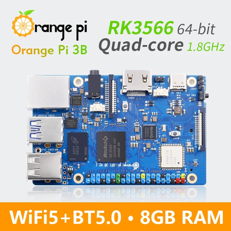 Orange Pi 3B 8GB 4GB 2GB RAM R - огляд і ціна Khadas Vim4 8Gb
