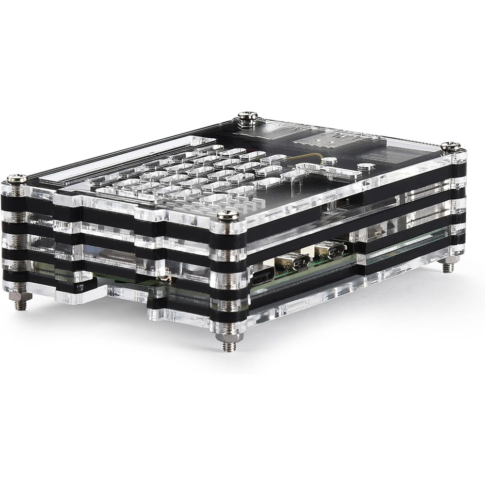 Acrylic Case with Active Coole - огляд і ціна Raspberry Pi 5 8Gb Kit